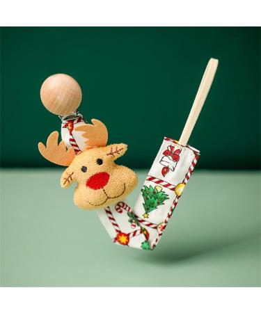 Intoximt Pacifier Clips - Safe & Stylish Baby Pacifier Clips for Christmas | Perfect for Drooling & Teething - Buy Online on GoSupps.com