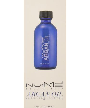 NuMe Organic Argan Oil for Hair & Skin - Stimulates Growth, Moisturizes Dry Hair - 2oz/59ml - Buy Online on GoSupps.com