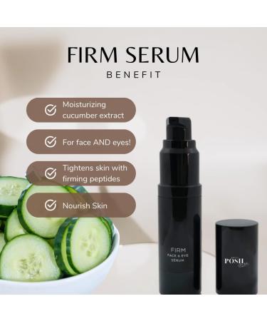 MollyPosh Firming Serum - Anti-Aging Eye & Fine Lines Treatment with Cucumber Extract & Peptides - Renew Your Glow - Buy Online on GoSupps.com