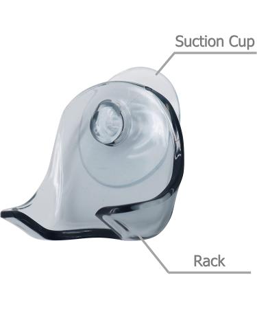 EIKS 2 Pack Portable Razor Holder with Suction Cup Hooks - Shower, Bathroom, Travel - Wall Mounting - Reusable - Buy Online on GoSupps.com