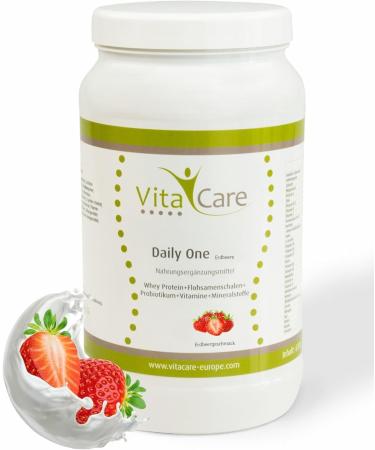 Vitacare Daily One protein-shake strawberry 630G whey protein powder with psyllium shell powder protein-rich fitness dietary supplements