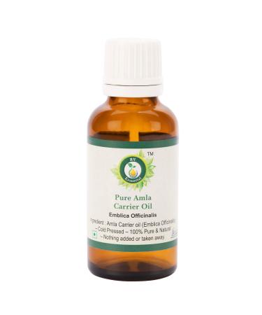 R V Essential Amla Oil | Emblica Officinalis | 100% Pure Natural | Cold Pressed | For Hair Growth | Amla Hair Oil | Rare Herb Series | Amla Oil | 50 ml | 1.69 oz R V