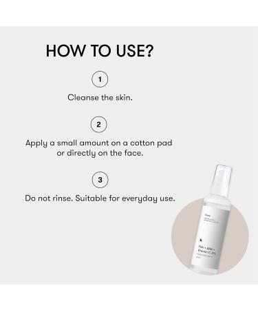 Sane Brightening Toner with AHA + PHA + Vitamin C | Rejuvenating & Moisturizing Toner for Hypersensitive Skin | 3.38 fl oz - Buy Online on GoSupps.com