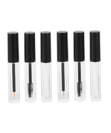 Didiseaon 6pcs Eyeliner Eyelash Bottle Transparent Mascara Eyelash Cream Bottle Lash Mascara Eyelashes Plastic 1 g (Pack of 1) As Shown