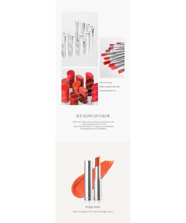 3CE Glow Lip Color (#UNDER PRESSURE) - Long-lasting Hydration & Vibrant Color - Shop Internationally - Buy Online on GoSupps.com
