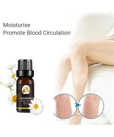 Chamomile Oil for Varicose Veins - Essential Oil Treatment for Improved Blood Circulation (10ml) - Buy Online on GoSupps.com