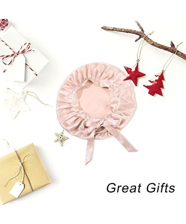 Daisysilk Silk Hair Bonnet for Women | Adjustable Silk Hair Wrap Cap for Sleeping | Breathable & Stylish Pink Hat - Buy Online on GoSupps.com