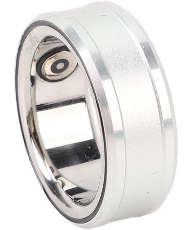 Smart Health Ring - Waterproof Stainless Steel Fitness Tracker with Body Temperature Light Monitoring & Sleep Quality Detection | Size 18 (18.9mm) - Perfect for Daily Use - Buy Online on GoSupps.com