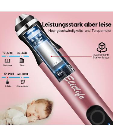 Electric Nail File & Cutter | 12 in 1 USB Manicure Pedicure Set for Gel Nails | Professional Pink Nail Care for Travel & Studio - Buy Online on GoSupps.com