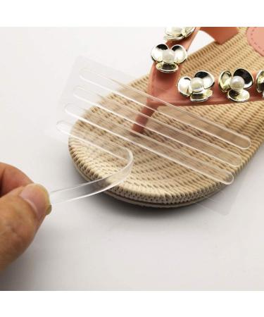 HEALLILY Clear Tape Clear Tape 16Pcs Clear High Heel Grips Adhensive Tape Silicone Insert Pads Liner Sandal Cushion Sticker for Women Too Big Shoes Orthotic Insoles Orthotic Insoles - Buy Online on GoSupps.com