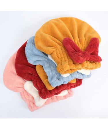 DLZMO Super Absorbent Hair Towel Wrap for Wet Hair - Ideal Hair Shower Wrap for All Hair Types (Style B Purple - Buy Online on GoSupps.com