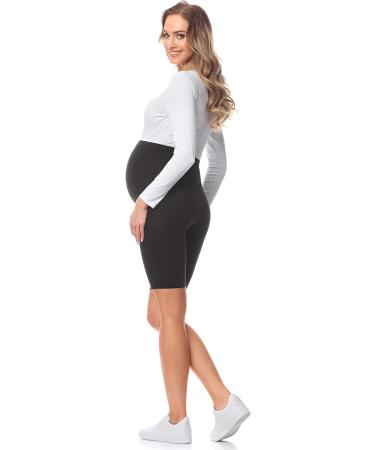 Be Mammy Maternity Short Leggings - Size 04 Large, Graphite | Pregnancy Comfort & Style - Buy Online on GoSupps.com