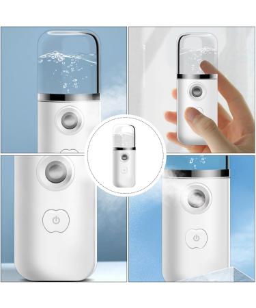Baluue 2pcs Hydrating Instrument Portable Face Steamer Mini Sprayer Cool Spa Nano Face Steamer Abs White - Buy Online on GoSupps.com