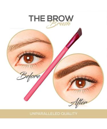 Multi-Function Eyebrow Brush Makeup Brushes Angled Thin Eyebrow Eyeliner Flat Fine Brush Small Shader Make Up Tools for Women Girls 1pcs Rose Gold - Buy Online on GoSupps.com
