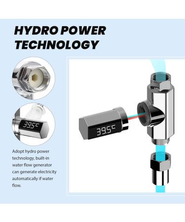 Zerodeko Digital Shower Thermometer | LED Water Temperature Display | Accurate Baby Bath Monitor | International Shipping Available - Buy Online on GoSupps.com