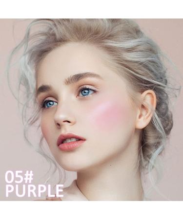 Erinde Matte Cream Blush for Cool Skin Colors - Lightweight Lip and Cheek Tint - Purple Blush 3 in 1 - Buy Online on GoSupps.com