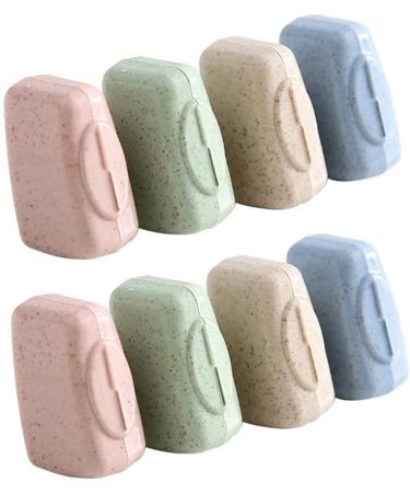 8 pieces toothbrush head cover head cover for portable toothbrushes to protect the brush head outdoor travel.