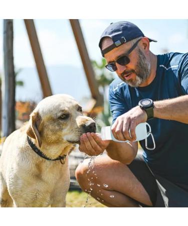 Divono 2stk Futtertube - Reusable 90ml Light Green Dog Feed Tube with Silicone Band & Carabiners | Perfect for Water & Food Storage - Buy Online on GoSupps.com