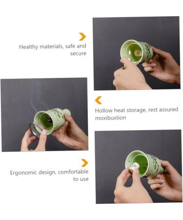 Buy TOVINANNA 3 Set Moxibustion Pot for Whole Body Wellness | Green Moxa Stick Enhancer & Moxbrenner Tool - International Shipping - Buy Online on GoSupps.com