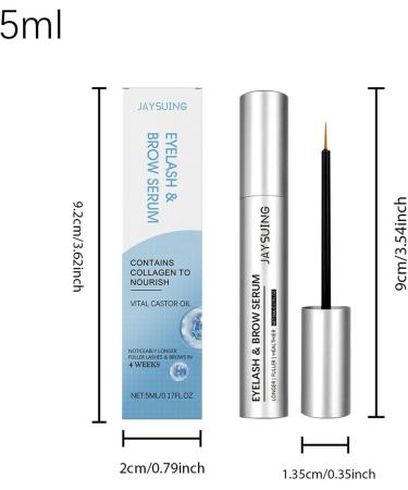 Duqulle Eyelash Growth 5 ml nutritional serum for voluminous eyelash extension daily moisturizing caring cosmetic application - Buy Online on GoSupps.com