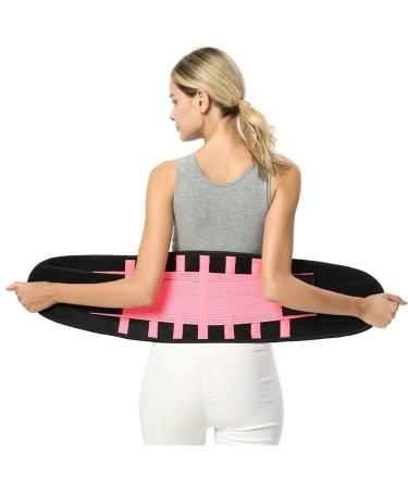Lumbar support belts back support for men and women adjustable support belts - protection of the lower lumbar spine heat belt waist trainer (size: L/large) (S/Klein) S/Small