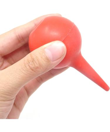 Honbay 3PCS Red Rubber Squeeze Bulb Ear Syringe Ball - 30ml, 60ml, 90ml Sizes - Buy Online on GoSupps.com