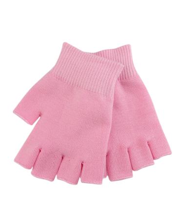 DOITOOL Spa Glove Fingerless Mittens The Mitten The Glove Oveglove Moisturizing Gloves Spa Gloves Fingerless Gloves Hand Moisturizer Gloves Moisturizing Hand Gloves Gel Gloves Blush Care
