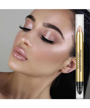 Highlighter Eye Shadow Stick - Waterproof Double Ends Eye Shadow Pencil Crayon | Long Lasting Brightener Eyeshadow Pencil Eye Shadow Highlighter Stick Makeup Tool Frifer 3# - Buy Online on GoSupps.com