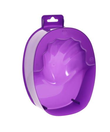 PartyKindom 1 Pi ce Tremper la base de main trempage dissolvant d'ongle clou bol de soin manucure bol de soin des ongles tremper le bol ongles plaque de manucure bol de manucure Violet mauve