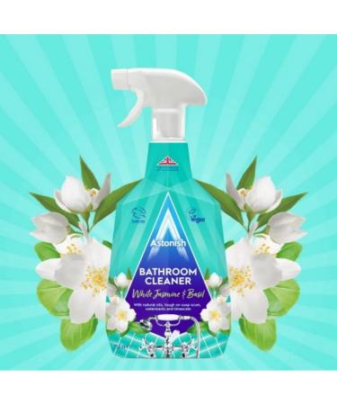 Astonish White Jasmine & Basil Bathroom Cleaner Spray 750ml - Pack of 1 - Buy Online on GoSupps.com