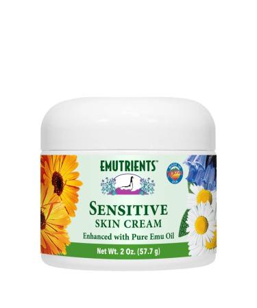 Montana Emu Ranch - Sensitive Skin Cream 2 Ounce Jar - Enhanced With Pure Emu Oil and Formulated To Protect Delicate Skin