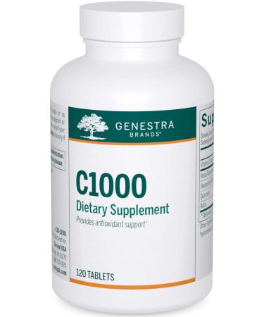 Genestra Brands C1000 | 1 000 mg Ascorbic Acid per Tablet | 120 Tablets 120 Count (Pack of 1)