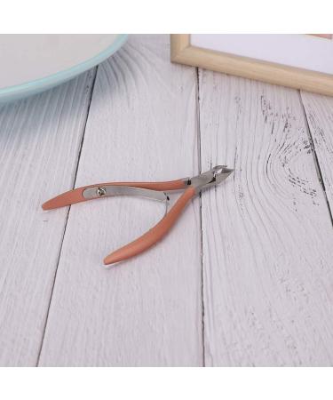 Verdant Touch Manicure Scissors Stainless Steel Nail Dead Skin Scissors Callus and Hangnail Remover Rose Gold Manicure Tool - Buy Online on GoSupps.com