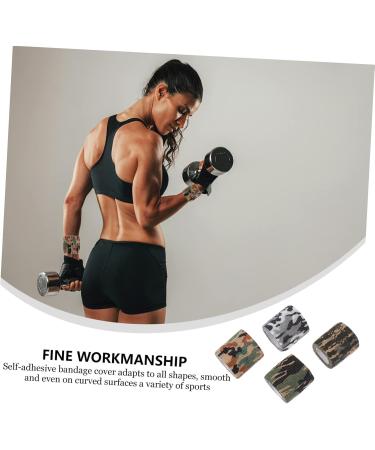 BESPORTBLE 8 Rolls Waterproof Camouflage Medical Tape - Flexible Non-Woven Adhesive Wraps for Sports & Outdoor Use - Buy Online on GoSupps.com