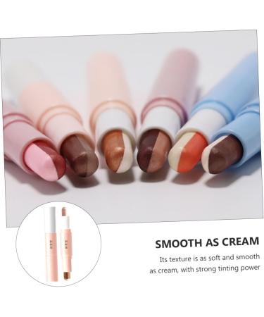 FOMIYES Shimmer Eyeshadow 2pcs Eye Shadow Stick Eyeshadow Stick Women Cosmetic Shadow Makeup Tool Pearlescent The Lazy 1 count (Pack of 1) Blue - Buy Online on GoSupps.com