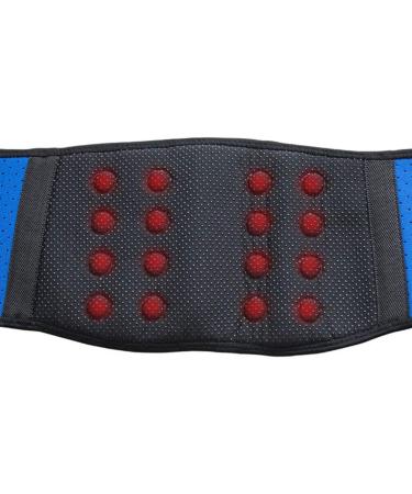 Milisten Magnetic Lumbar Support Brace - Breathable Lower Back Belt with Tourmaline for Pain Relief | Comfortable Back Support for Work & Everyday Use - Buy Online on GoSupps.com