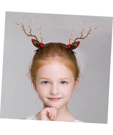 FOMIYES 2 Pairs Luminous Antler Hair Clip Antler Hair Clips for Girls Antlers Ears Hairpins Cute Christmas Hairpins Christmas Hair Antlers Clips Reindeer Ears Clips Headband Abs Cosplay - Buy Online on GoSupps.com