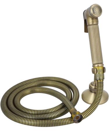 Vintage Copper Handheld Bidet Sprayer with Hose - G1/2 inch Toilet Seat Accessory | International Shipping Available - Buy Online on GoSupps.com