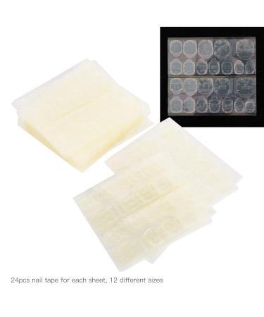 30-Blade Double-Sided Jelly Glue - Waterproof Transparent Nail Band for Professional & Home Nail Art - Buy Online on GoSupps.com