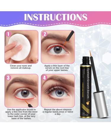 Lophe Eyelash Serum 5ml | Natural Growth for Fuller Longer Lashes & Brows | Hormone-Free Formula | Ideal for Eyelash Extensions - Buy Online on GoSupps.com