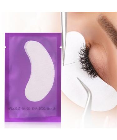 100 Pairs Eye Gel Patches - Lint Free Under Eye Pads for Lash Extensions - Purple | Shop Internationally - Buy Online on GoSupps.com