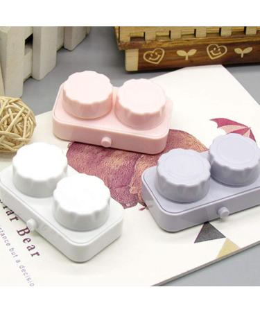 Exceart Contact Lens Organizer - Travel Case & Holder for Lens Care - Pink Eye Contact Container - Buy Online on GoSupps.com