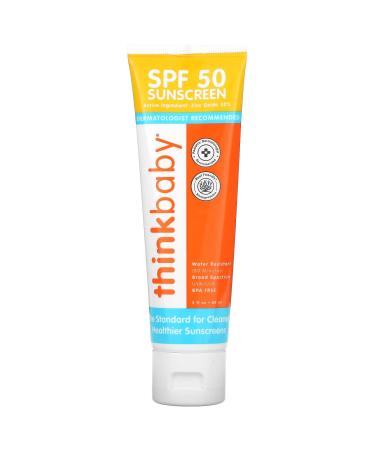 Think Thinkbaby Sunscreen SPF 50+ 3 fl oz (89 ml)