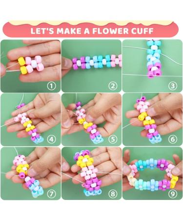 1000 Macaron Candy Pony Beads - Ideal for Crafts, Hair & Jewelry Making - Buy Online on GoSupps.com