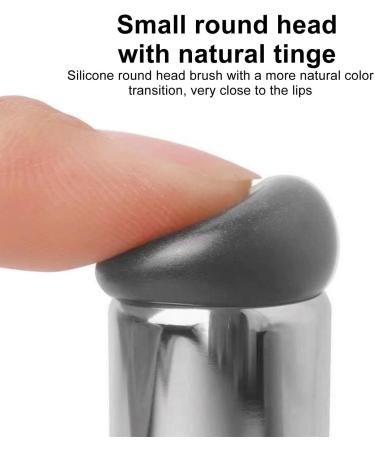 Silicone Lip Applicator - Lip Applicator Brushes Small Lip Concealer | Safe Soft Elastic Silicone Lip Brush Reusable Multifunctional Round Head Lip Makeup Brush for Lipstick Eyeshadow Lip Gloss - Buy Online on GoSupps.com