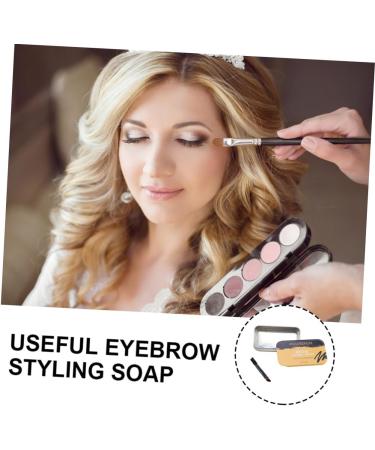 BIUDECO 2 Pcs Eyebrow Styling Cream Waterproof Suit Wax Stick Brow Pomade Eyebrow Wax Pen Lip Gloss Kit - Buy Online on GoSupps.com