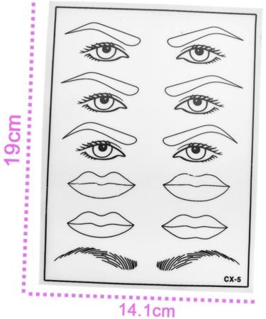 Beavorty Lip Liner Pencils 3pcs Practice Kit Embroidery Kit Coffee Manual Pen Lip Liner - Buy Online on GoSupps.com