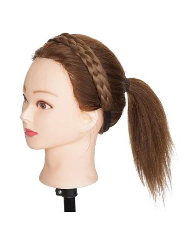 S-Noilite Fashion Hair Extensions | Braided Headband Hair Braid | Thick Chunky Hairband Accessory for Women & Girls | Mediuml-1 Light Brown - Buy Online on GoSupps.com