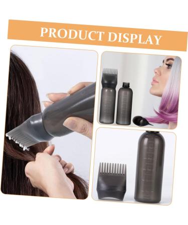 GALPADA 6 pi ces Bouteilles Applicatrices Gradu es Noires avec Peigne pour Coloration Cheveux de Flacons Pratiques pour Salon et Usage Domestique - Buy Online on GoSupps.com