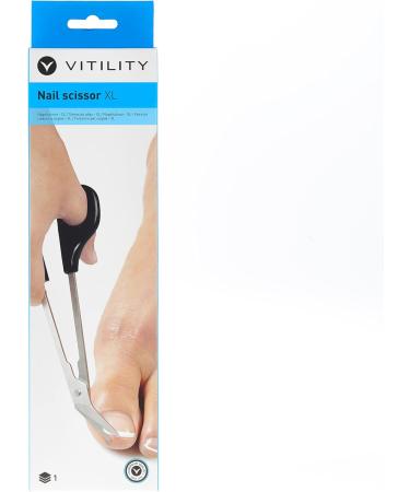 Vitility 70110080 XL Nail Scissors - Premium Quality for Easy Nail Care | International Shipping Available - Buy Online on GoSupps.com
